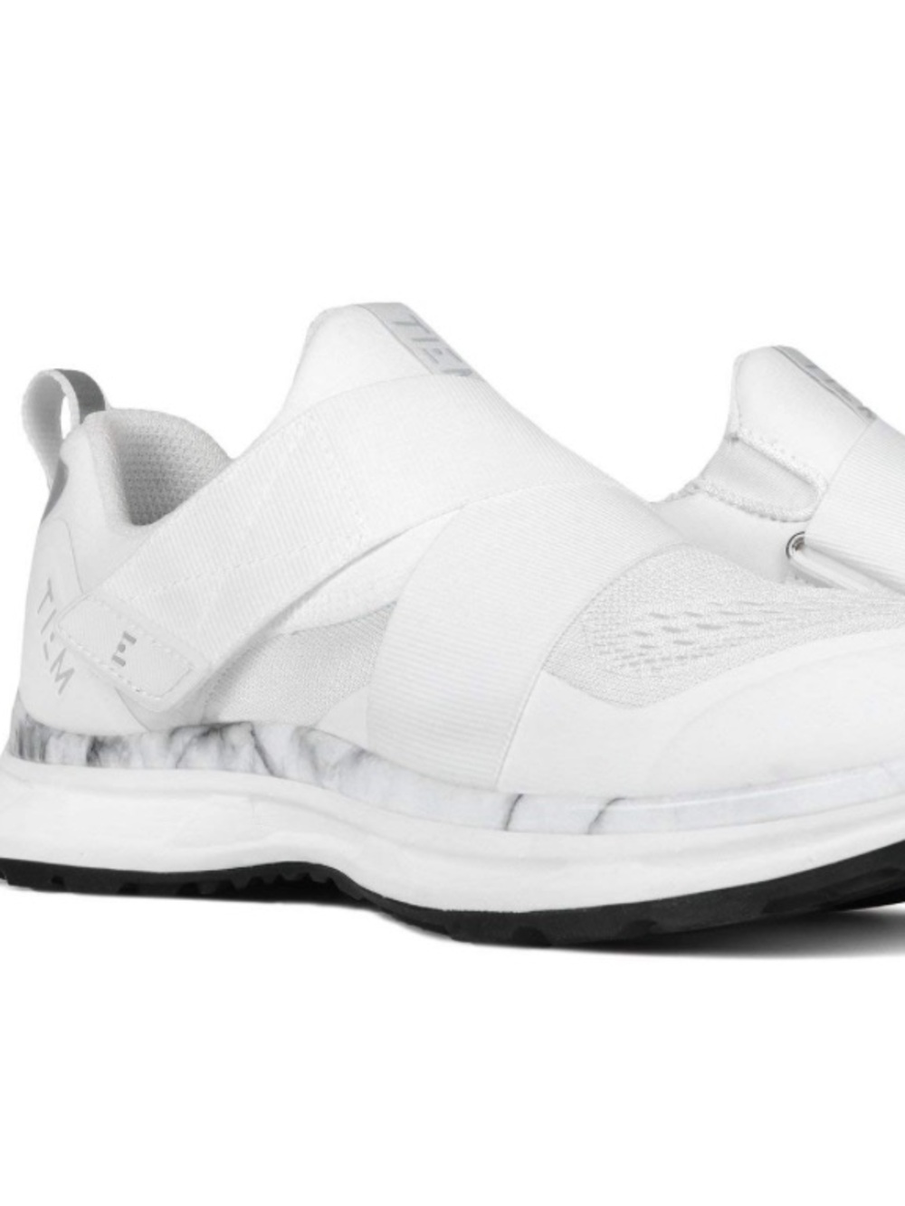 New TIEM Slipstream - White Marble - Indoor Cycling Shoe, SPD Compatible
